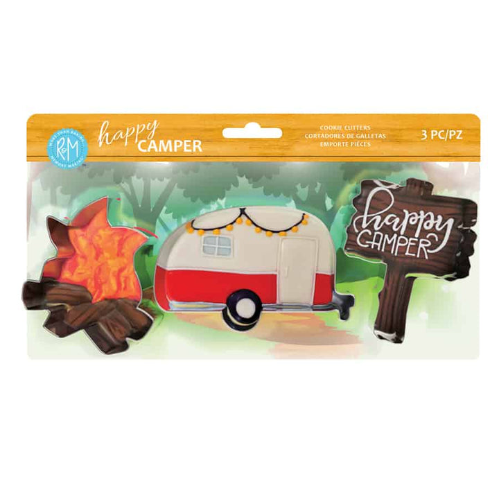 Happy Camper 3 PC Cookie Cutter Set