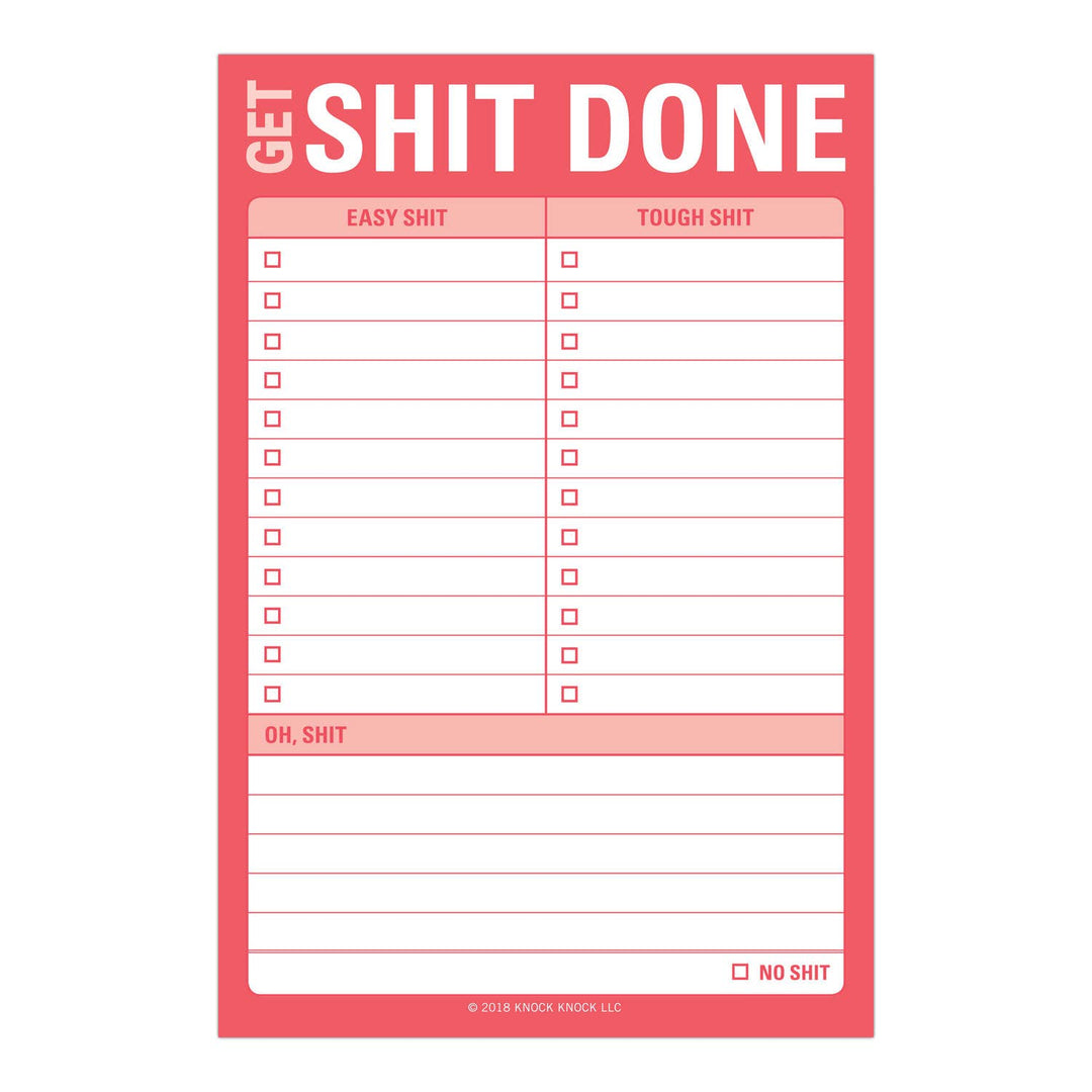 Get Shit Done Great Big Sticky Notes