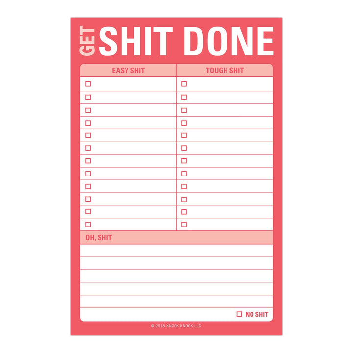Get Shit Done Great Big Sticky Notes