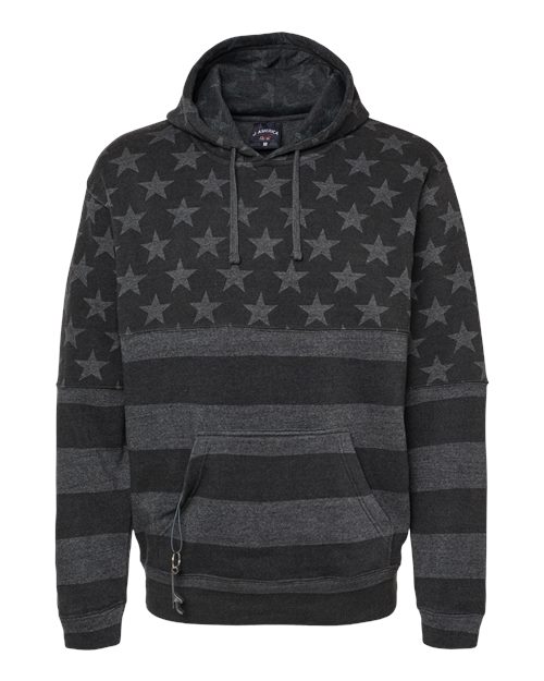 Black Stars and Stripes Koozie Hoodie