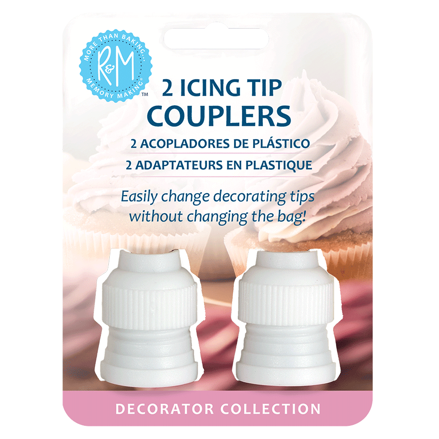 Icing Tip Couplers Carded