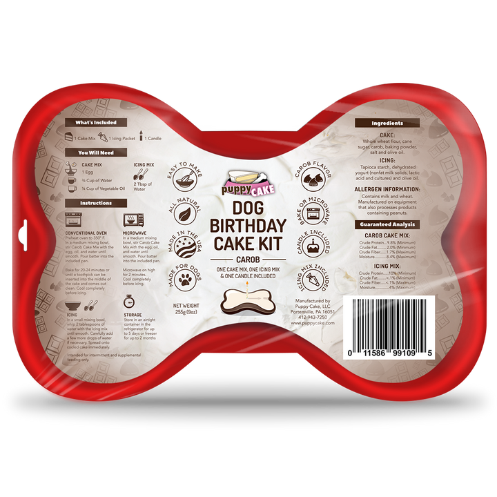 Dog Birthday Cake Kit