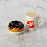 Coffee/Doughnut Ceramic Salt & Pepper Shakers