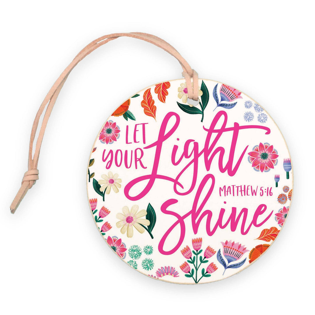4" Round Ornament-Radiant Hope Let Your Light Shine