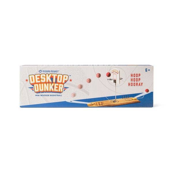 Modern Monkey Desktop Dunker Basketball Wooden Mini Game