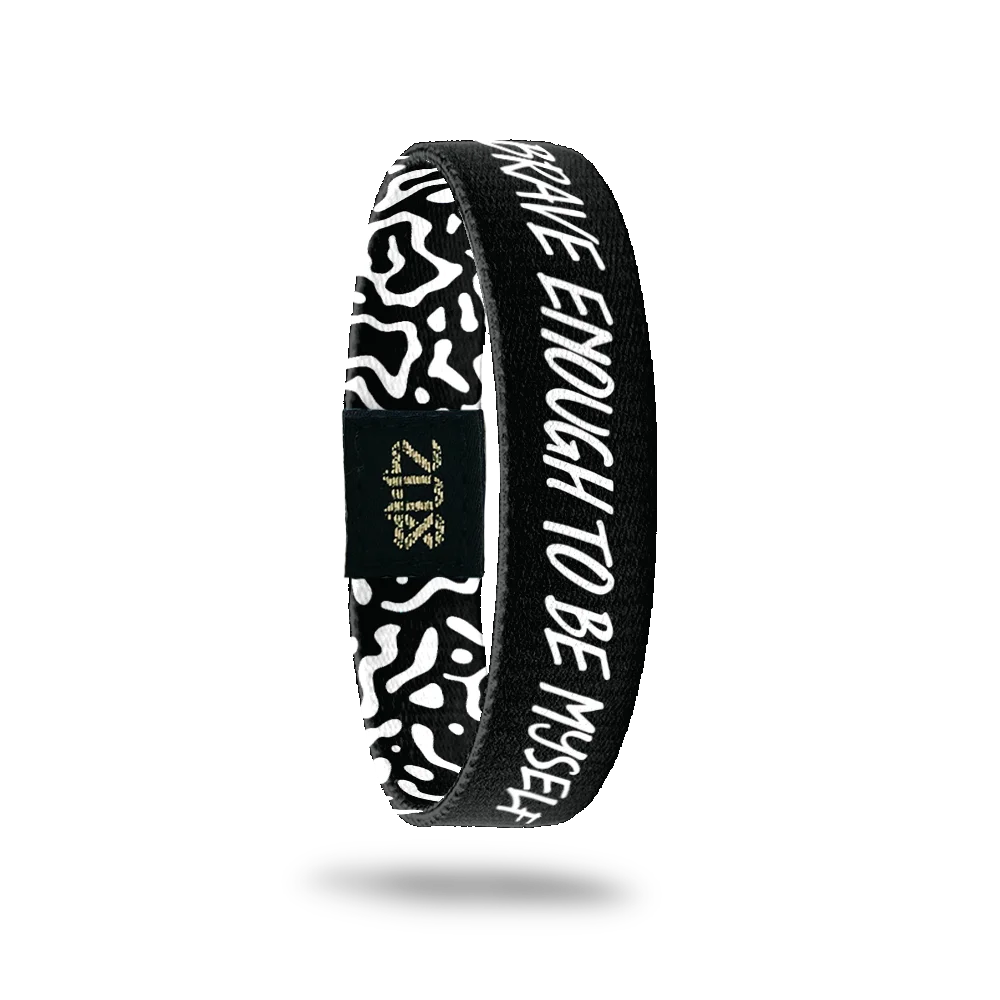 Brave Enough To Be Myself Elastic Bracelet