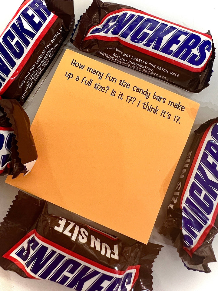 How many fun size candy bars in a full size