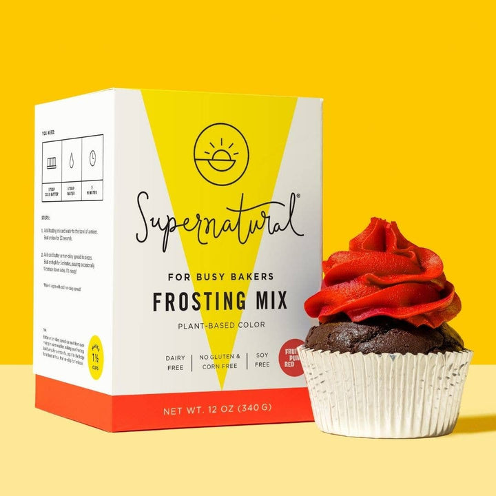 Dye-Free Frosting Mix: Fruit Punch Red