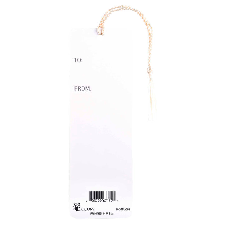 Tassel Bookmark He Wil Cover You Feather