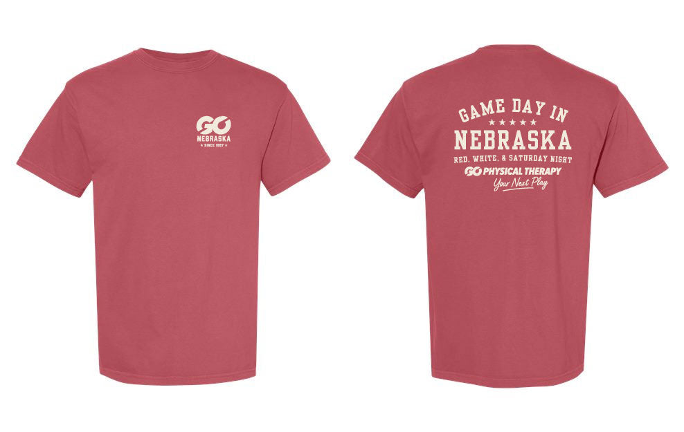 Nebraska GO Comfort Colors T-shirt (1717)