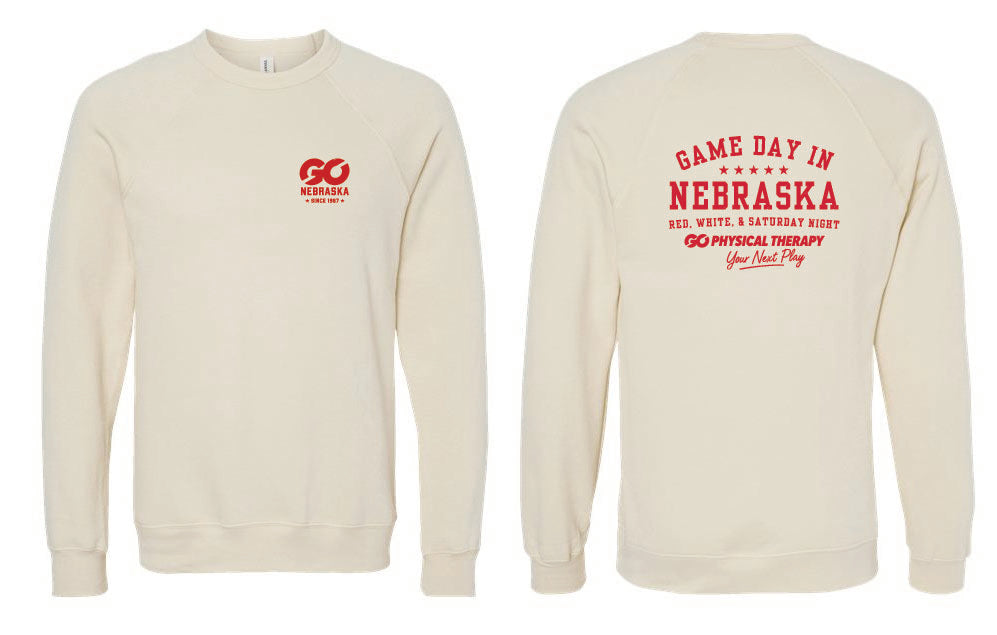 Nebraska GO Comfort Colors Sweatshirt (1566)