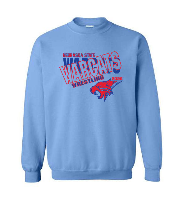 WARCATS State Wrestling 2026 Crewneck