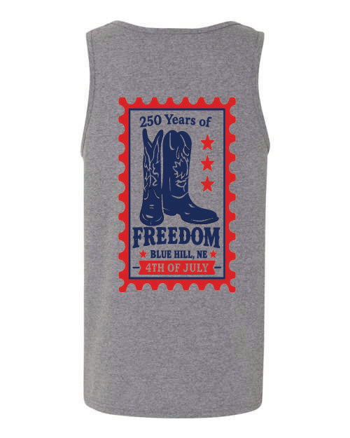 Blue Hill 4th of July 2026 GILDAN Tank Top