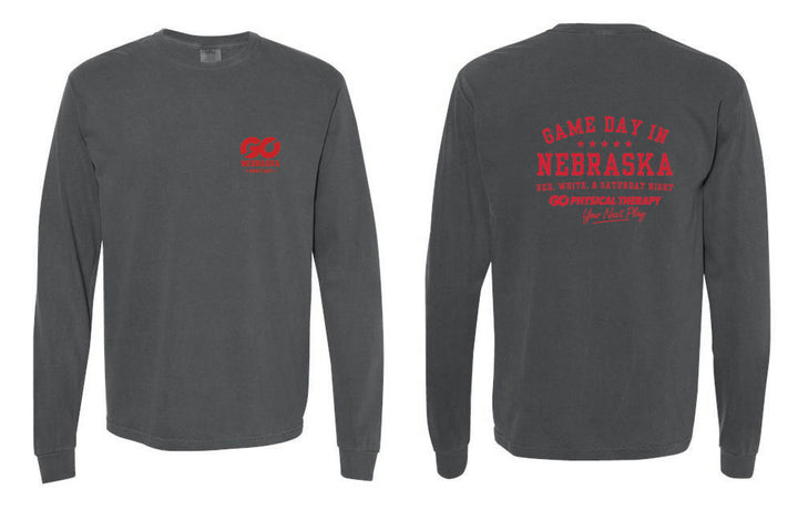 Nebraska GO Comfort Colors Long Sleeve (6014)