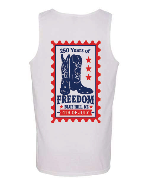 Blue Hill 4th of July 2026 GILDAN Tank Top