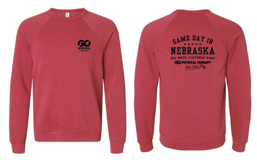 Nebraska GO Comfort Colors Sweatshirt (1566)