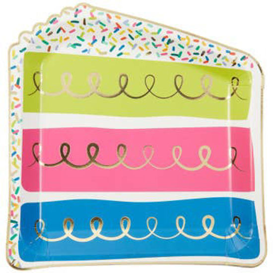 Birthday Cake Die Cut Lunch Plate