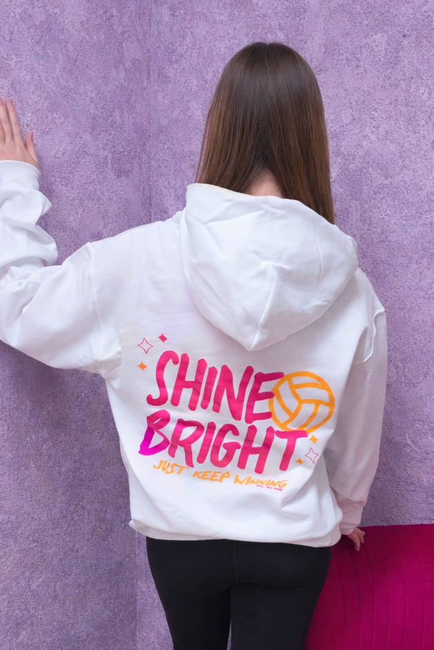 Shine Bright Volleyball Hoodie