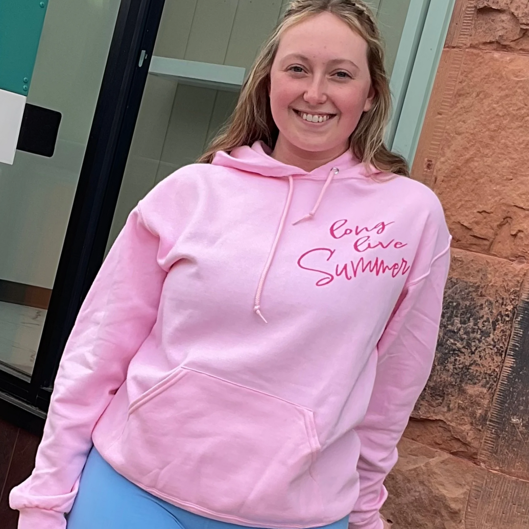 Pink Hibiscus Hoodie