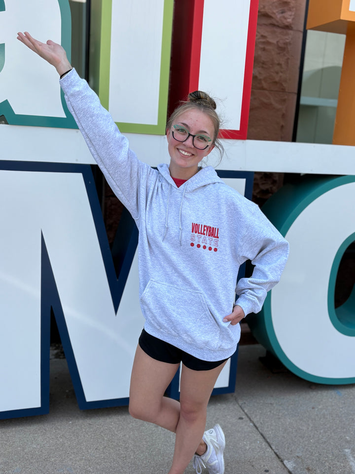 Volleyball State Hoodie