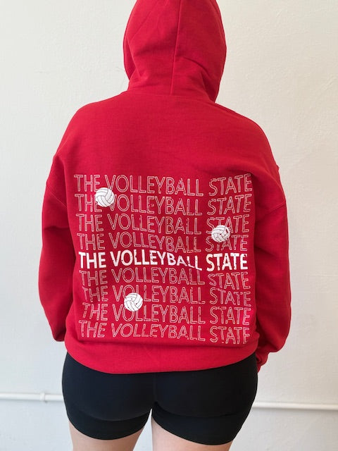 The Volleyball State Hoodie