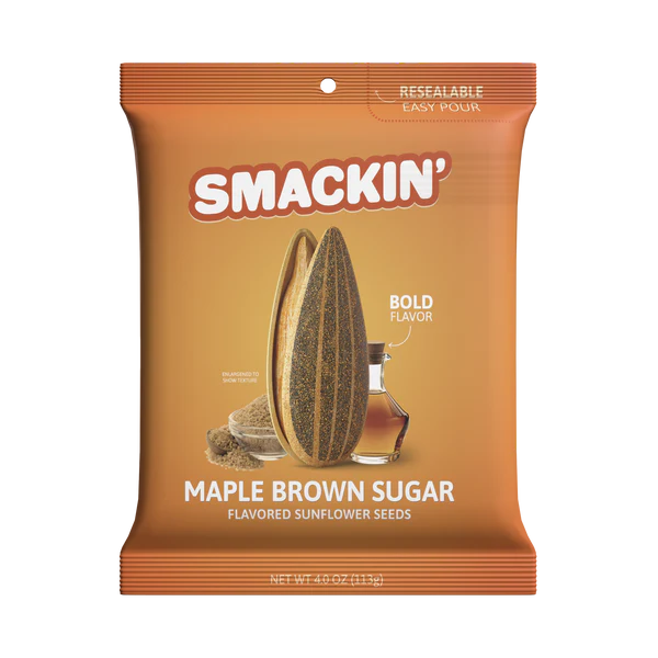SMACKIN' MAPLE BROWN SUGAR Sunflower Seeds (4 oz)