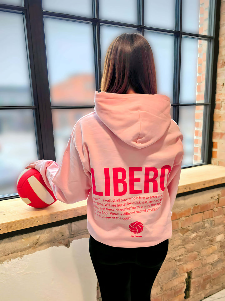 Libero Volleyball Hoodie-pink