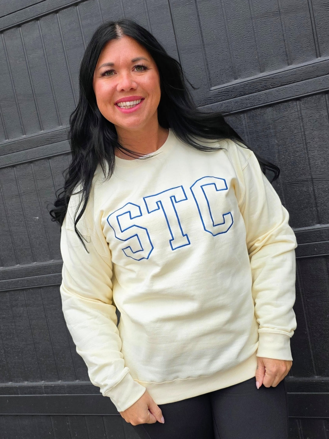 STC Outline Cream Sweatshirt