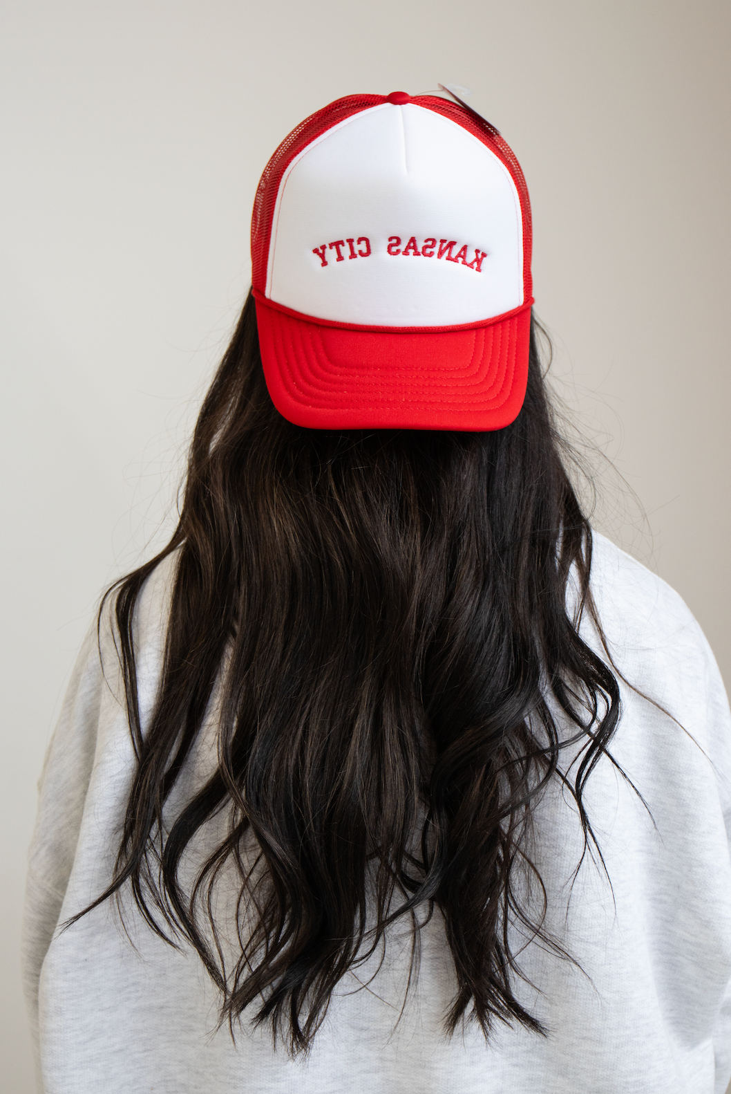 Kansas City Hat Upside down lettering