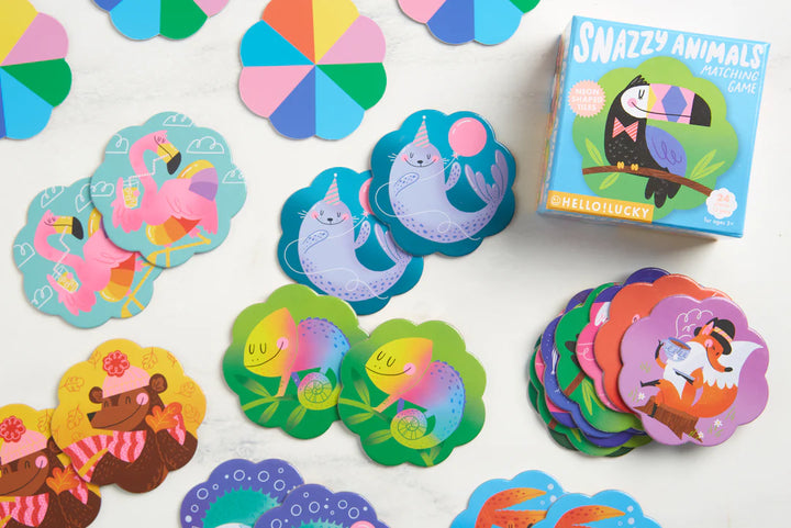 Snazzy Animals Memory Match