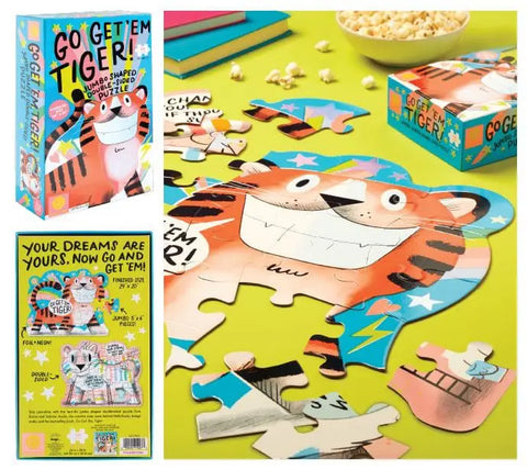 GO GET 'EM Tiger Diecut Puzzle