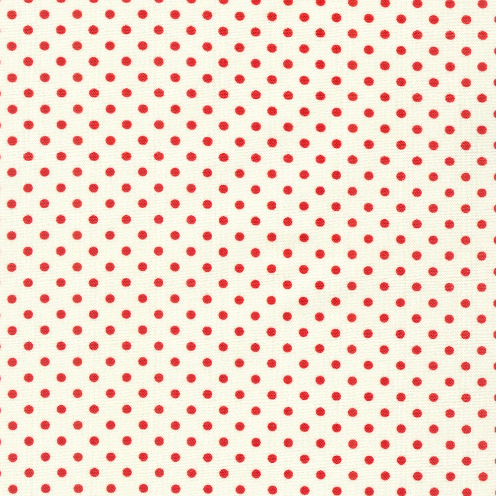 NE Block White/Red Polka Dot Tank Top