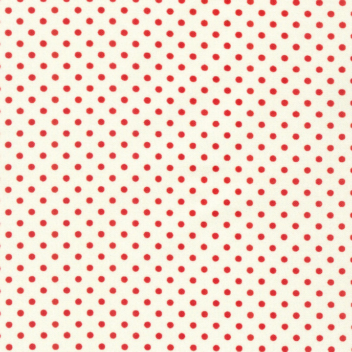 NE Block White/Red Polka Dot Tank Top