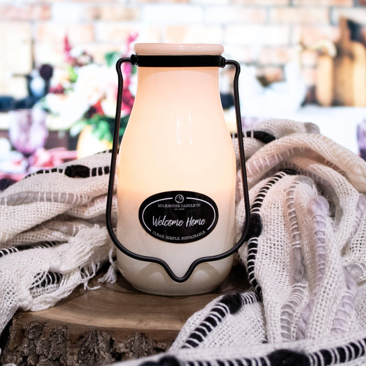 Welcome Home Milkbottle Candle