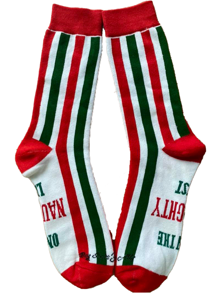 On the Naughty List Men's Socks