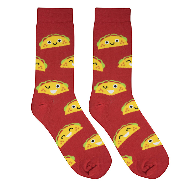 Crazy Socks - Mens Crew - Tacos