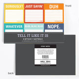 Tell It Like It Is Sticky Note Packet