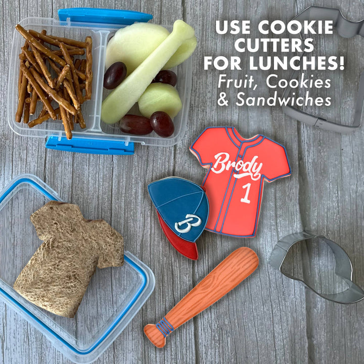 Baseball 3 PC Cookie Cutter Set
