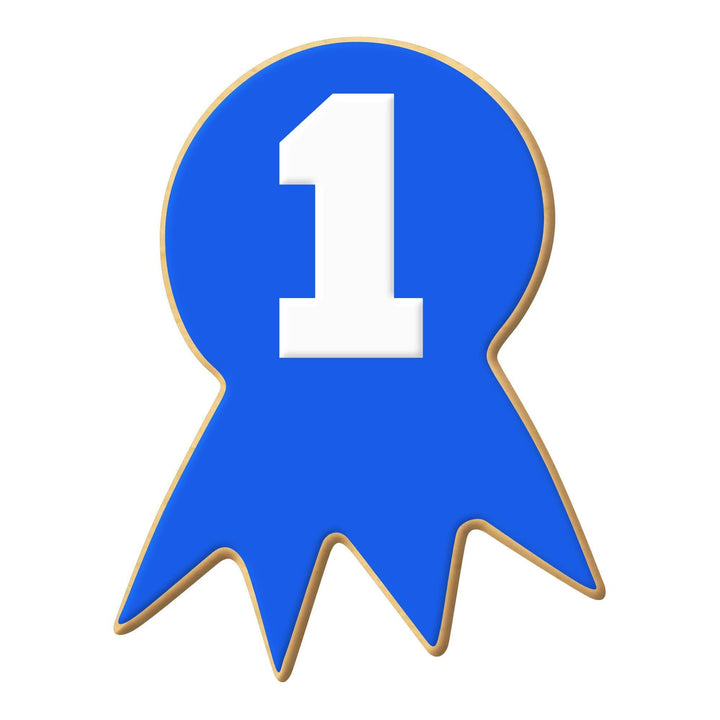 Prize Ribbon Cookie Cutter 4.5 in B1484