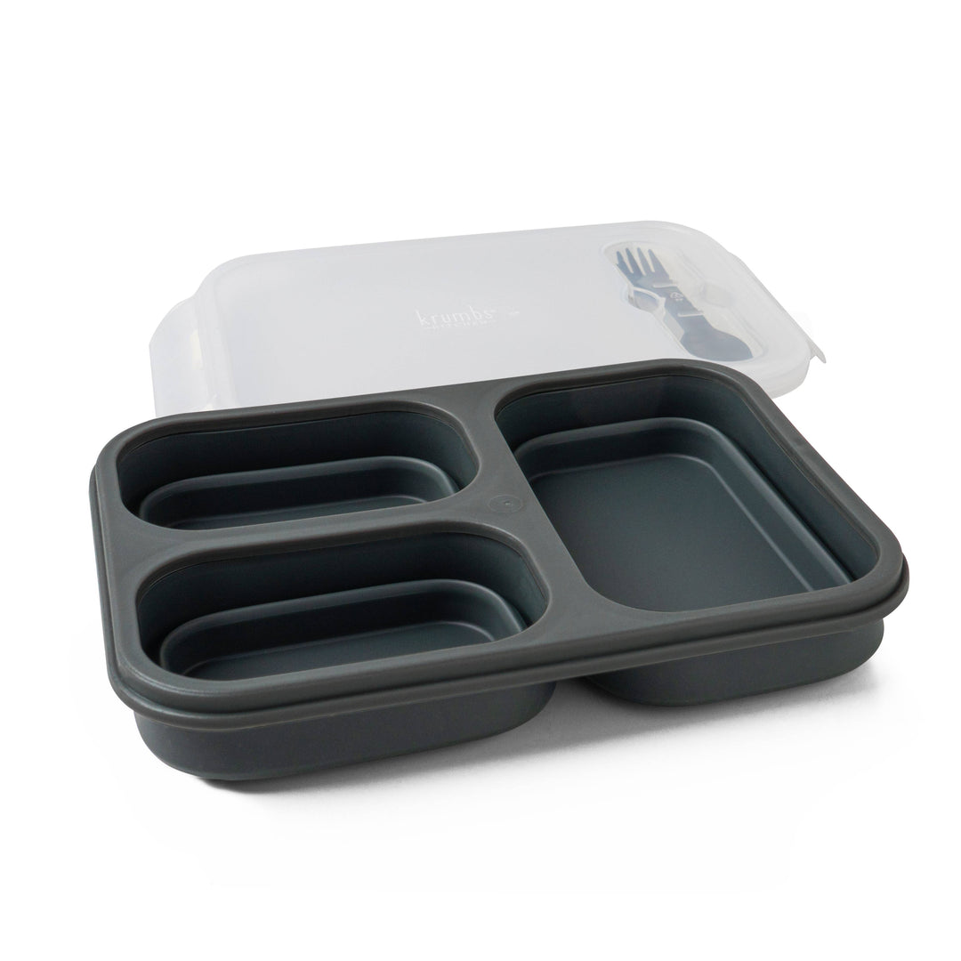Krumbs Kitchen Collapsible Silicone Meal Prep Container Asst