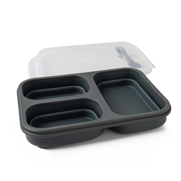 Krumbs Kitchen Collapsible Silicone Meal Prep Container Asst