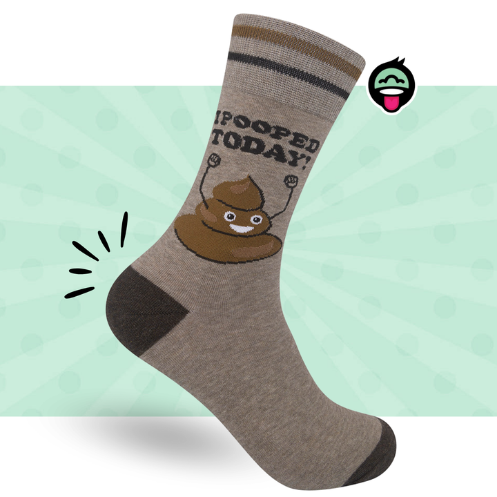 I Pooped Today Socks | Funny Unisex Socks | Graphic Socks