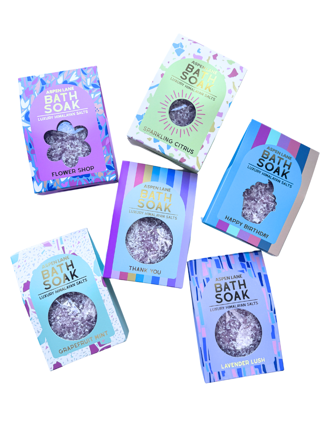 Lavender Himalayan Salt Bath Soak Giftable Stocking Stuffer