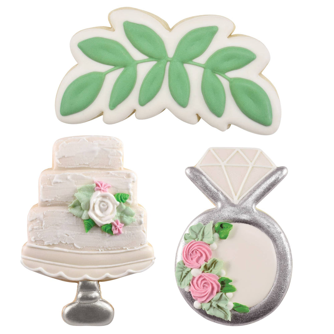 Wedding 3 PC Cookie Cutter Set