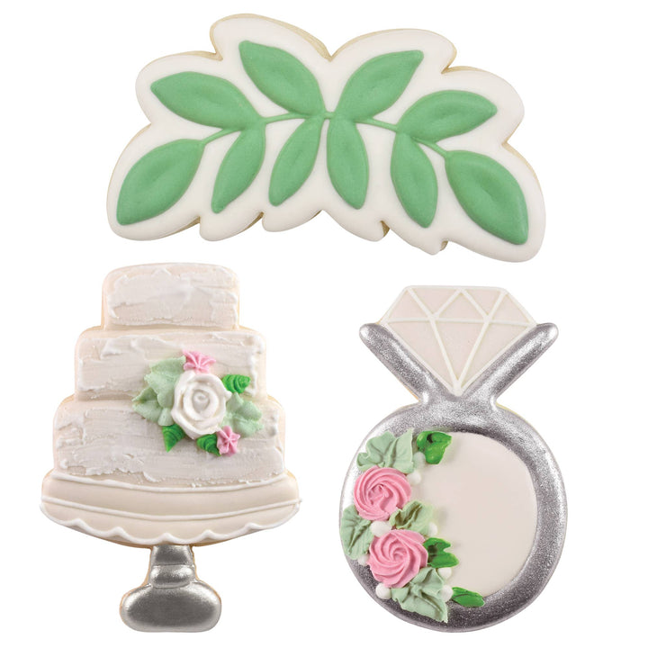 Wedding 3 PC Cookie Cutter Set