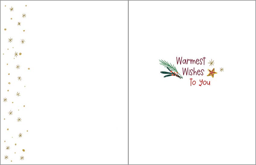 Christmas Card - Sparkle Snowman