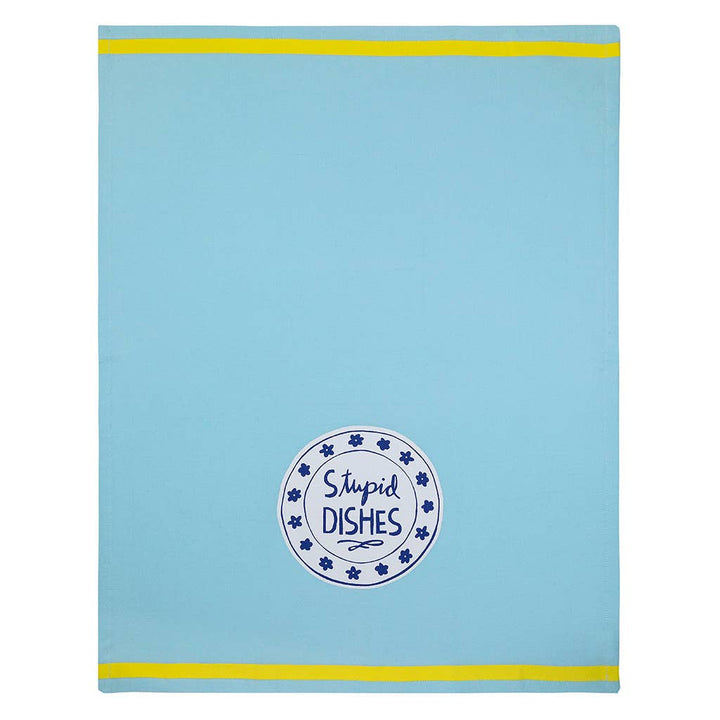 Stupid Dishes Tea Towel - Closeout | Funatic