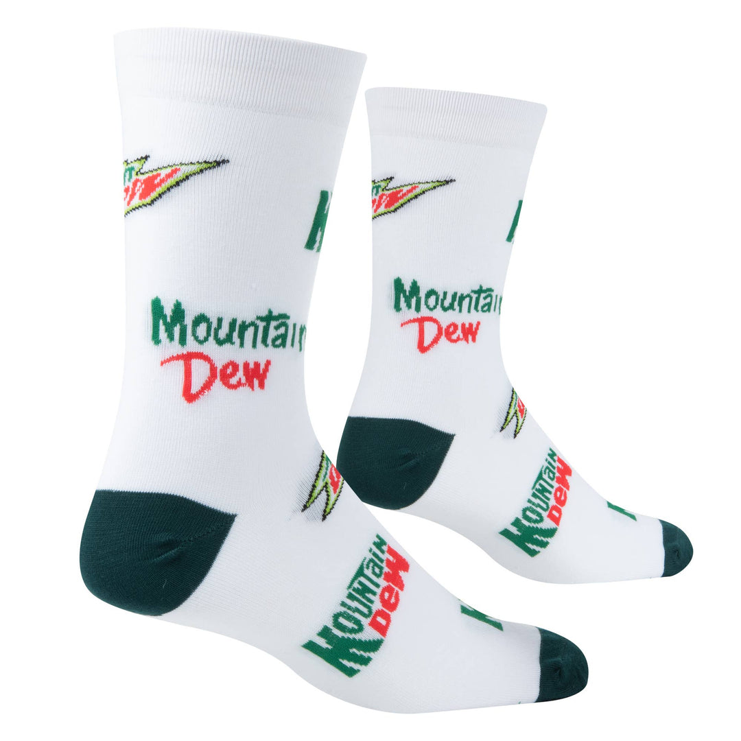 Crazy Socks - Mens Crew - Mountain Dew