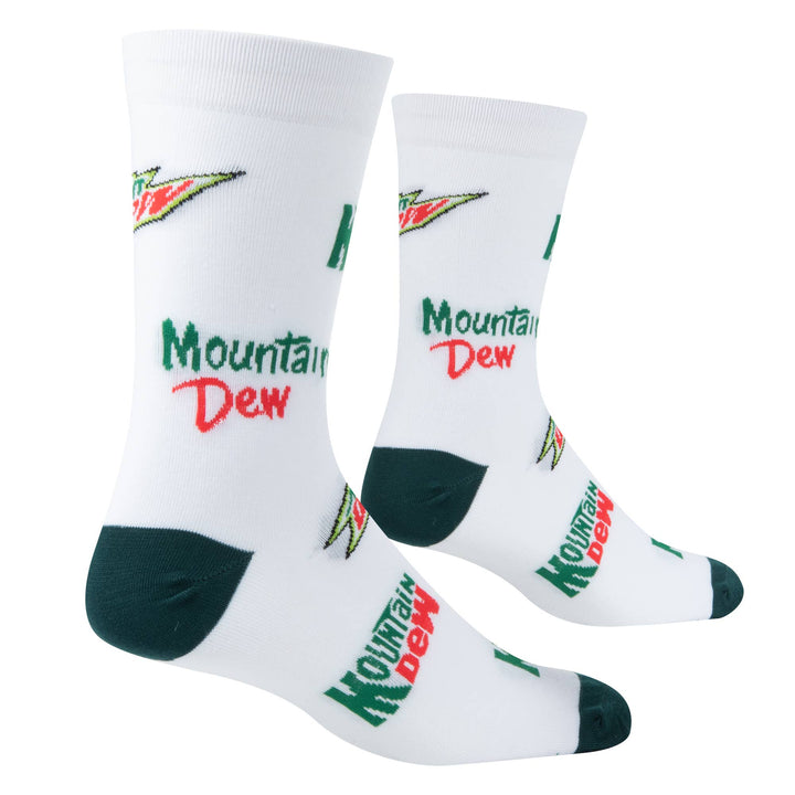 Crazy Socks - Mens Crew - Mountain Dew