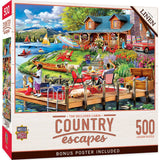 Country Escapes - The Secluded Cabin 500 Piece Puzzle